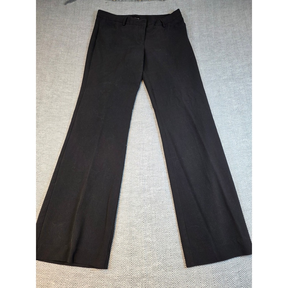 Star City Black Wide Leg Trousers Stretch Dress Pants Size 7 Style 58032